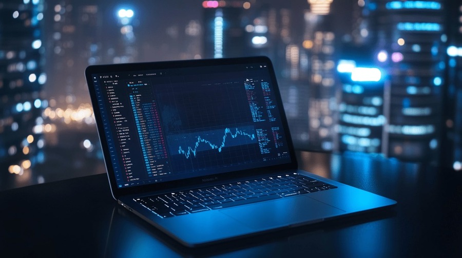 Analyse financière sur ordinateur portable Analyse financiere sur ordinateur portable